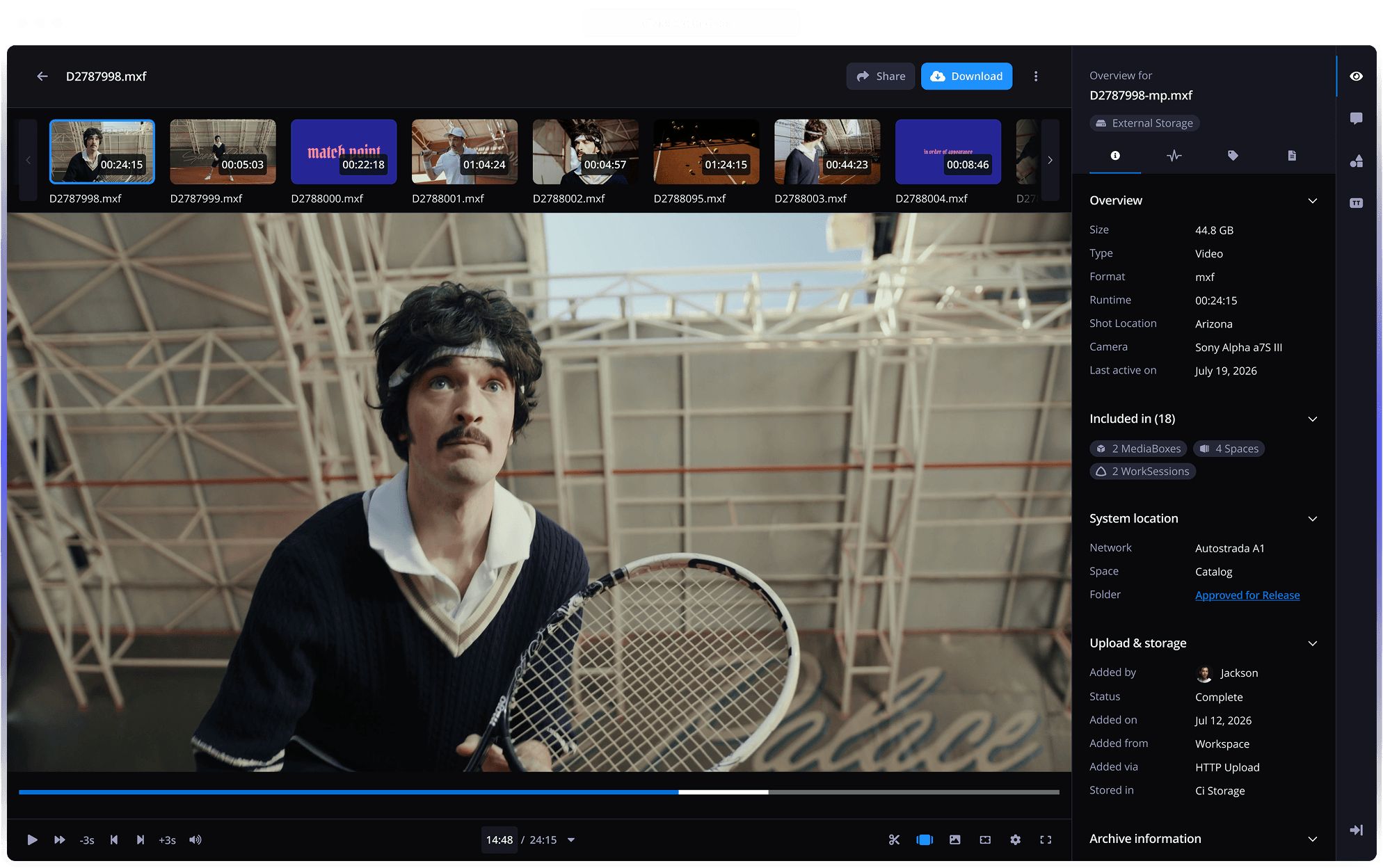 Ci Media Cloud Workspace UI